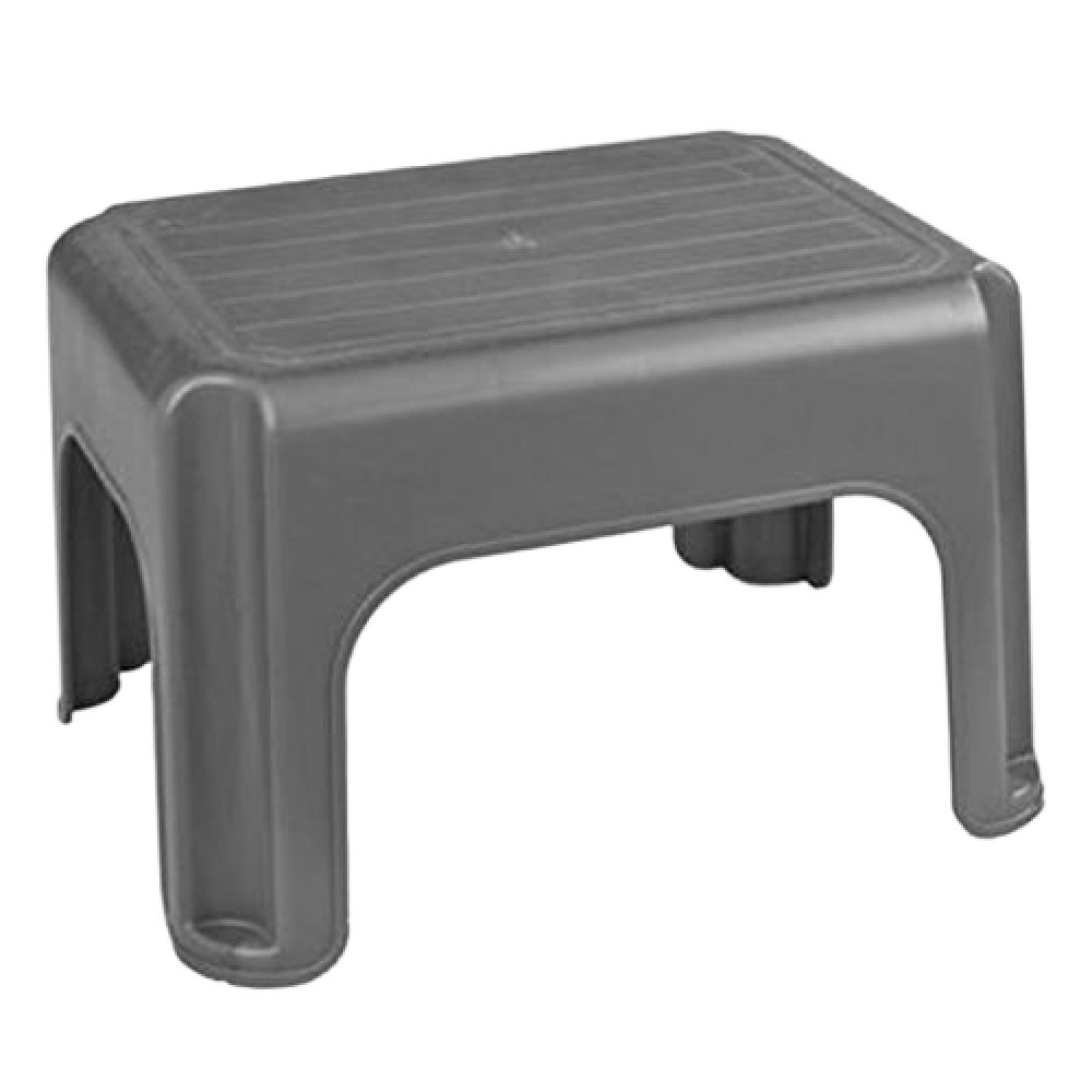 Small 40cm Plastic Stool (Silver)